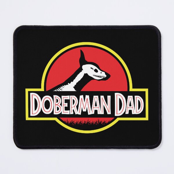 Item preview, (For Dark Background) Jurassic Doberman Pinscher Dad designed and sold by More Cute Dogs.