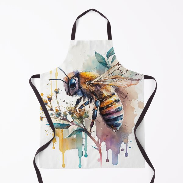 Artikelvorschau, honey bee watercolor entworfen und verkauft von shokA Design.
