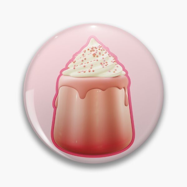 Item preview, Kawaii Pudding with Whipped Cream designed and sold by With Love, InspireMari.