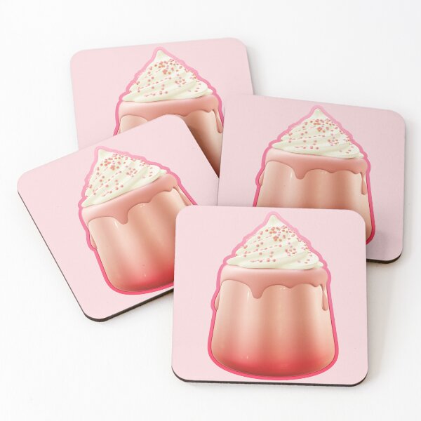 Item preview, Kawaii Pudding with Whipped Cream designed and sold by With Love, InspireMari.