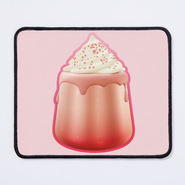 Item preview, Kawaii Pudding with Whipped Cream designed and sold by With Love, InspireMari.