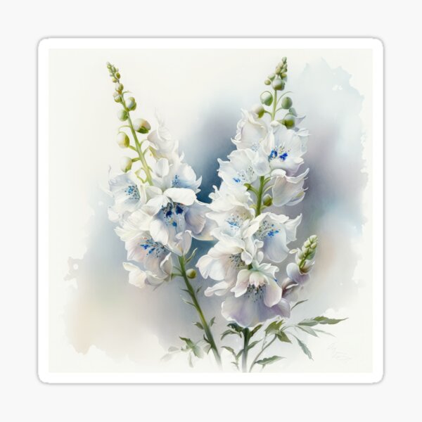 Item preview, Delphinium Flowers  designed and sold by Vanover Designs.