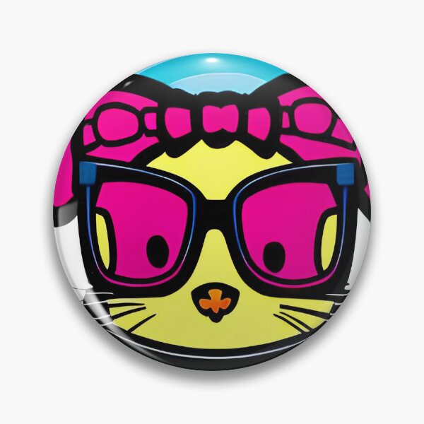 Item preview, con camiseta de gafas nerd de Hello Kitty designed and sold by shop bst.