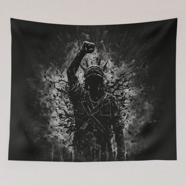 Item preview, Intertwining of anarchy, liberty and peace designed and sold by HappyKeith.