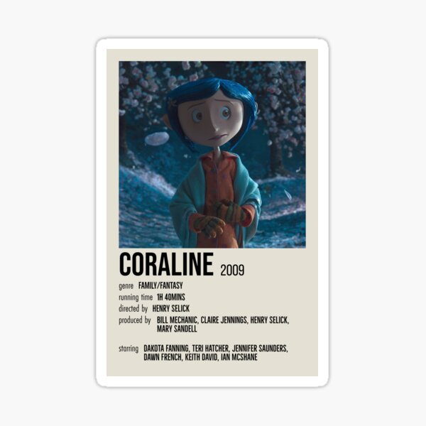 Artikel-Vorschau von Coraline (2009) Plakat, designt und verkauft von Lucy Marrett.