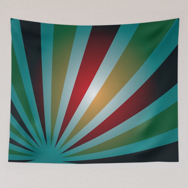 Item preview, Red Yellow Sunburst Abstract Art designed and sold by Bruce ALMIGHTY Baker.