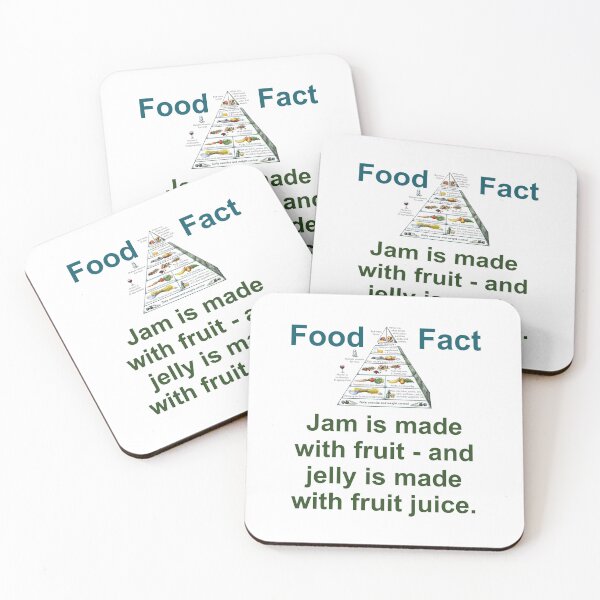 Item preview, Jam Is Made With Fruit - Food Fact designed and sold by CrankyOldDude.