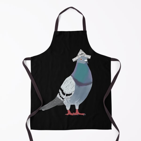 Item preview, Pigeon with Newspaper Hat designed and sold by Amy Hadden.