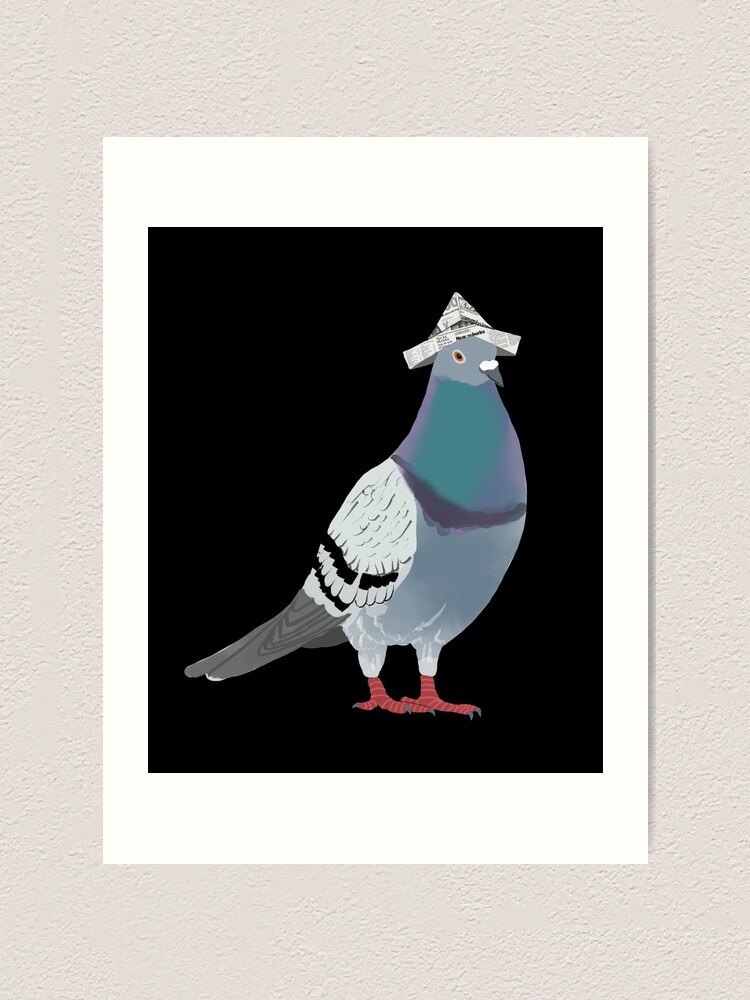 Pigeon hot Mine? Print, Art, Digital Print, Wall Design, Poster