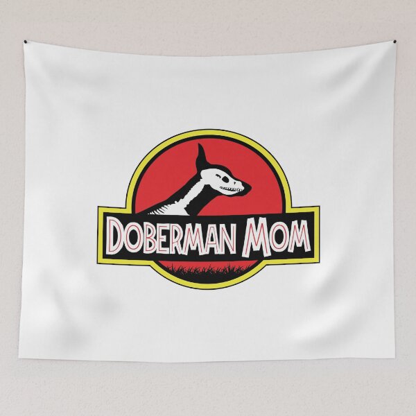 Item preview, (For Bright Background) Jurassic Doberman Pinscher Mom designed and sold by More Cute Dogs.