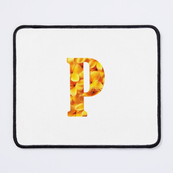 Artikelvorschau, P Botanical Monogram. Detailed YELLOW Flowers Drawing Sticker entworfen und verkauft von Cici-Chan.