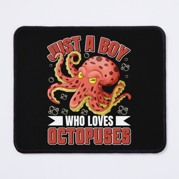 Item preview, Just A Boy Who Loves Octopuses - Funny Gifts for Octopuses Lovers by FanityPrints designed and sold by FanityPrints.