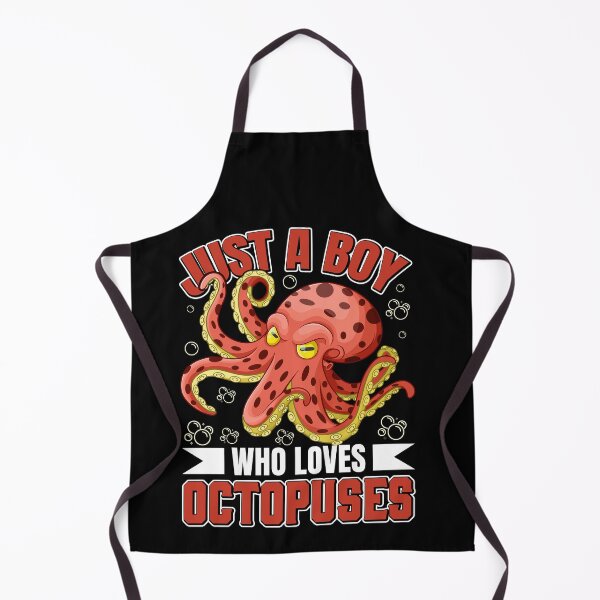 Item preview, Just A Boy Who Loves Octopuses  - Funny Gifts for Octopuses Lovers by FanityPrints designed and sold by FanityPrints.