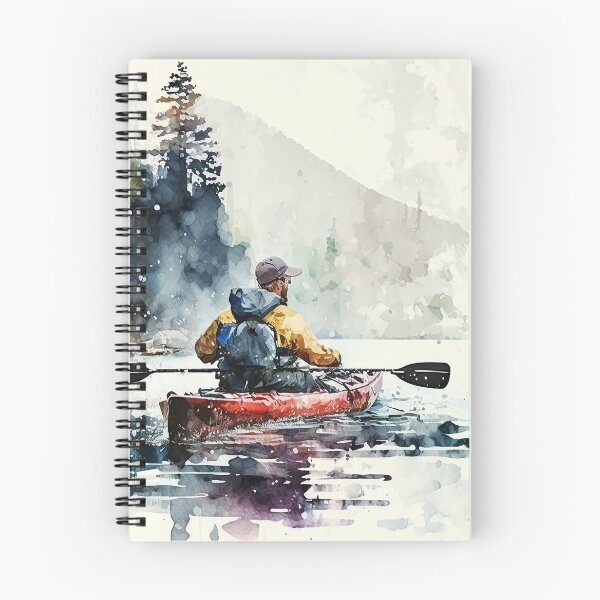 Artikelvorschau, kayaking watercolor entworfen und verkauft von shokA Design.