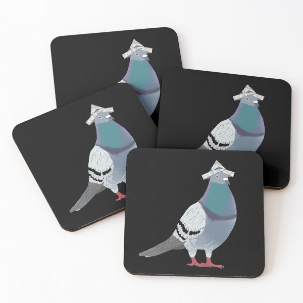 Item preview, Pigeon with Newspaper Hat designed and sold by Amy Hadden.