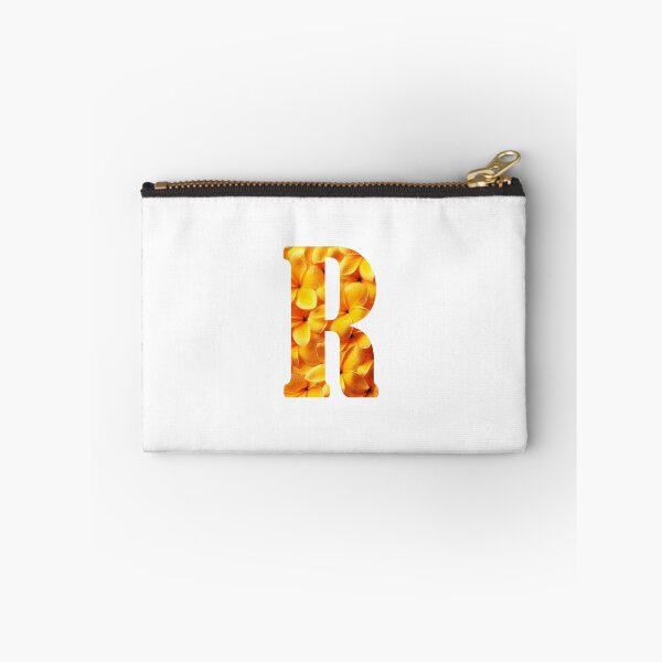 Artikelvorschau, R Botanical Monogram. Detailed YELLOW Flowers Drawing Sticker entworfen und verkauft von Cici-Chan.