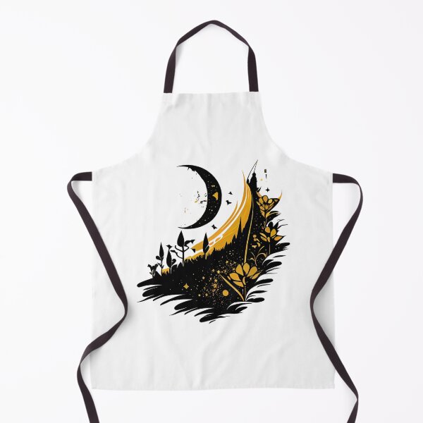 Item preview, Gold and Black Landscape designed and sold by ShadowAndSlate.