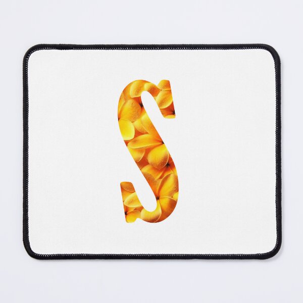 Artikelvorschau, S Botanical Monogram. Detailed YELLOW Flowers Drawing Sticker entworfen und verkauft von Cici-Chan.