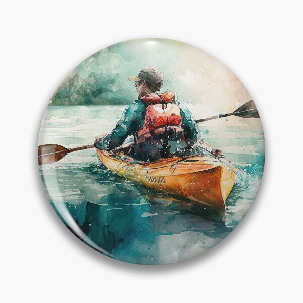 Artikelvorschau, kayaking watercolor entworfen und verkauft von shokA Design.