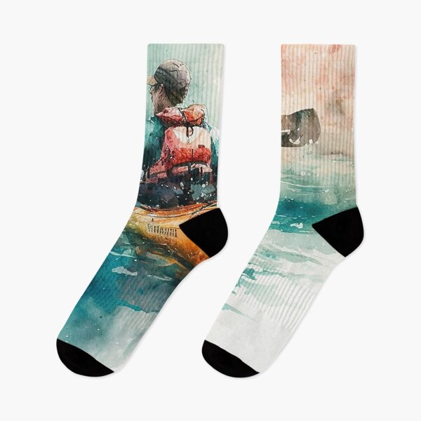 Artikelvorschau, kayaking watercolor entworfen und verkauft von shokA Design.