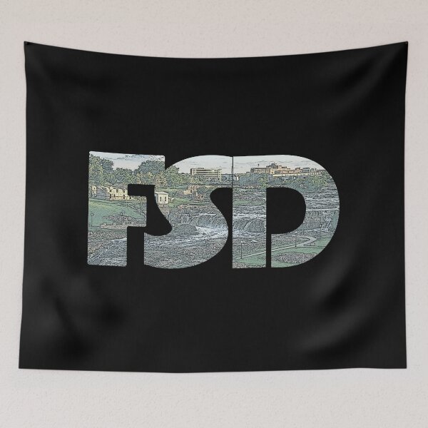 Item preview, Sioux Falls, South Dakota FSD Cityscape designed and sold by CrabbyLobster.