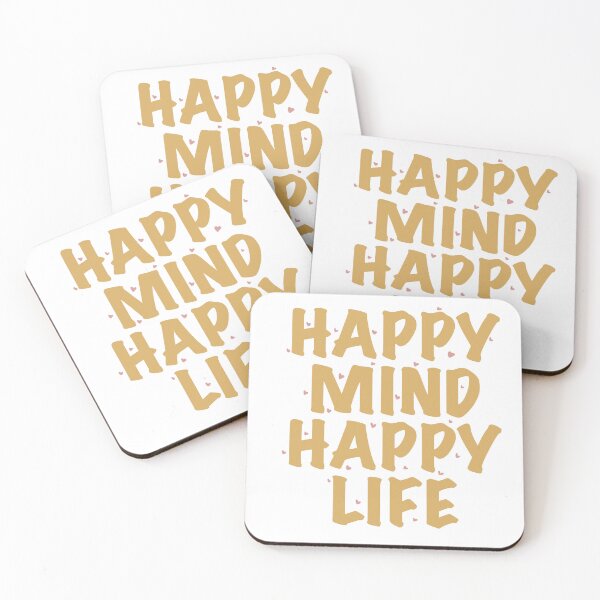 Item preview, Happy Mind Happy Life designed and sold by sketchiedigital.