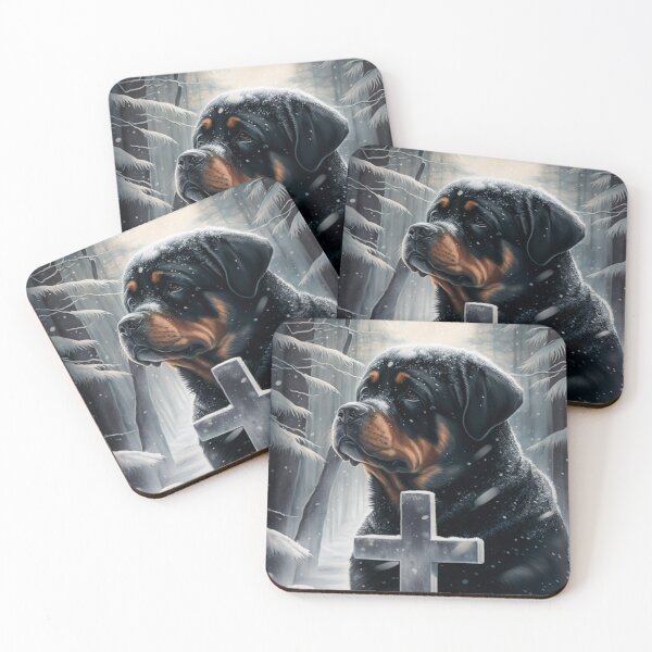 Item preview, Rottweiler Memorial designed and sold by Nocturne  Paws.