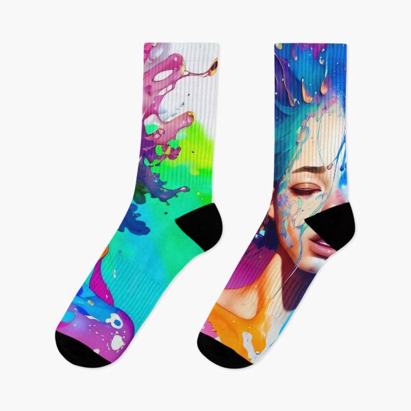 Item preview, Colourful Girl designed and sold by RaveToTheGrave.
