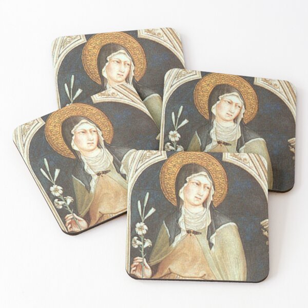 Item preview, Catholic Saint Clare of Assisi designed and sold by ci212.