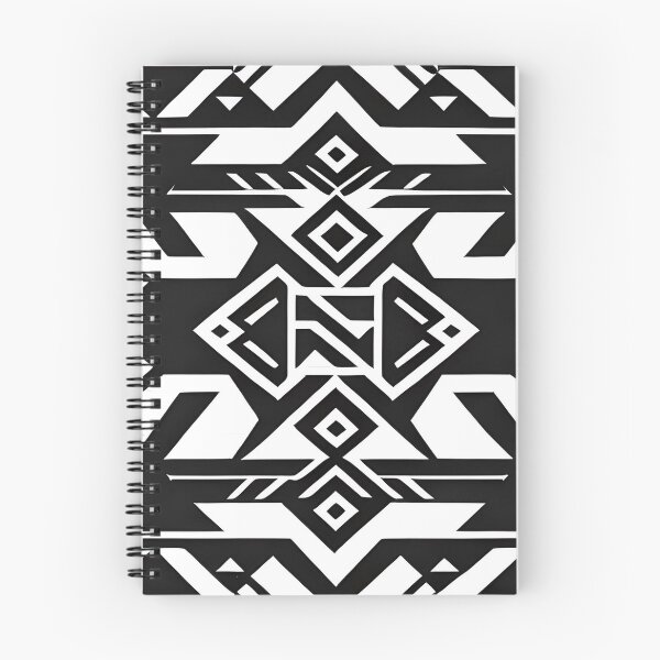 Item preview, Black and white Aztec pattern designed and sold by Rui Fernandes.
