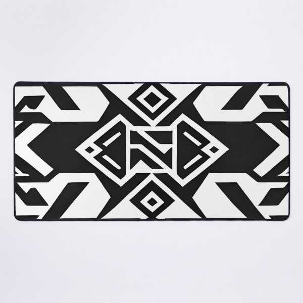 Item preview, Black and white Aztec pattern designed and sold by Rui Fernandes.