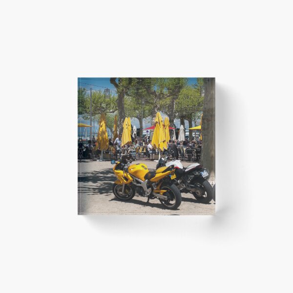 Item preview, Thonon-les-Bains, Lake Geneva, France, Yellow Cafe designed and sold by Michael Dietrich.