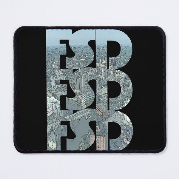 Item preview, Sioux Falls, South Dakota FSD Cityscape Repeating Pattern designed and sold by CrabbyLobster.
