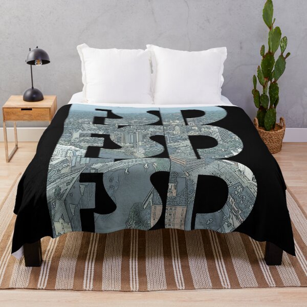Item preview, Sioux Falls, South Dakota FSD Cityscape Repeating Pattern designed and sold by CrabbyLobster.
