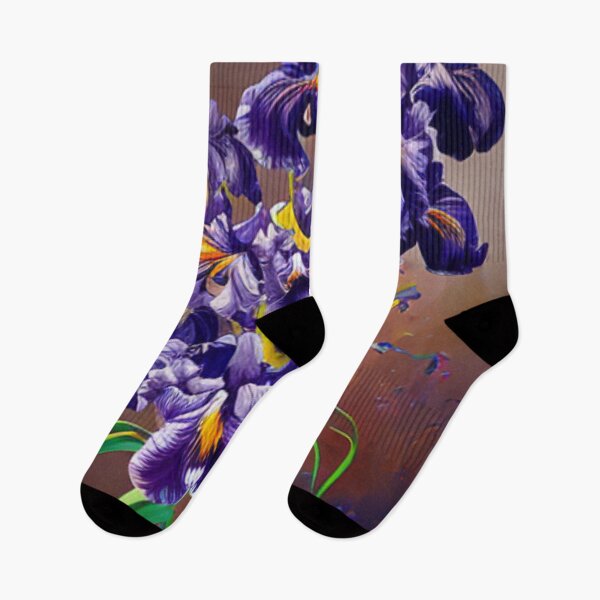 Item preview,  Irises Painting - Visual Art Form  designed and sold by HOMEDESIGNPRINT.