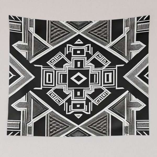 Item preview, Black and white Aztec designed and sold by Rui Fernandes.