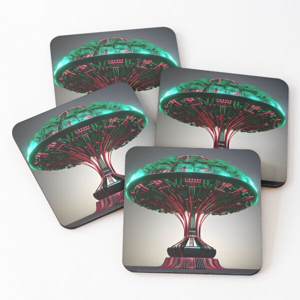 Item preview, cybernetic robot tree designed and sold by redstar-design.