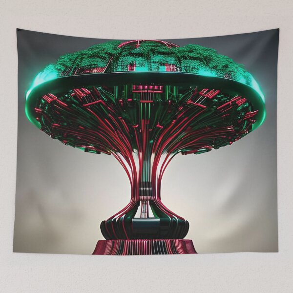 Item preview, cybernetic robot tree designed and sold by redstar-design.