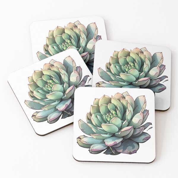 Item preview, 'Echeveria' Succulent  designed and sold by ZhaychArt.