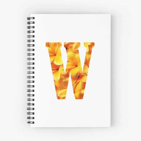 Artikelvorschau, W Botanical Monogram. Detailed YELLOW Flowers Drawing Sticker entworfen und verkauft von Cici-Chan.