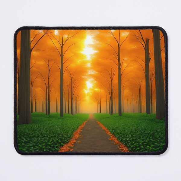 Item preview, forest with orange tree designed and sold by redstar-design.