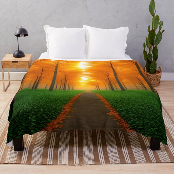 Item preview, forest with orange tree designed and sold by redstar-design.