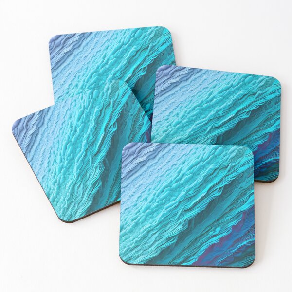 Item preview, ocean colors abstract illustration designed and sold by redstar-design.