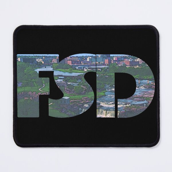 Item preview, Sioux Falls, South Dakota FSD Dawn Cityscape designed and sold by CrabbyLobster.