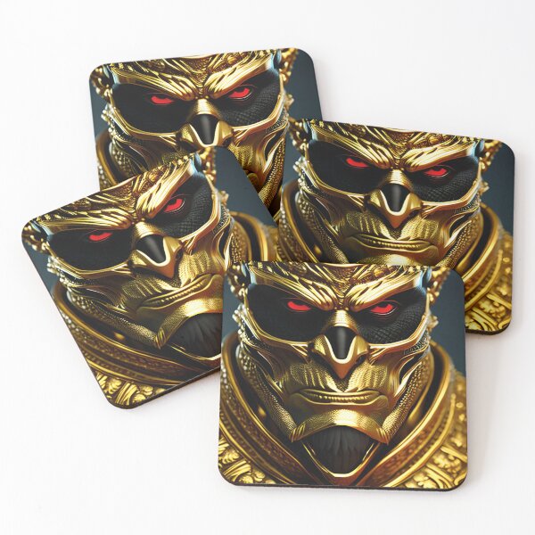 Item preview, evil gold reptile man designed and sold by redstar-design.