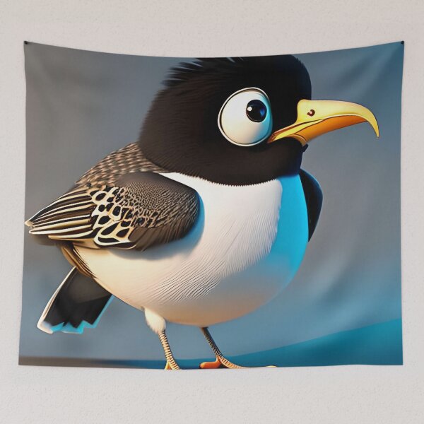 Item preview, cartoon bird designed and sold by redstar-design.