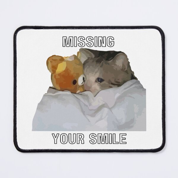 Item preview, MISSING YOUR SMILE | TRENDY MEME FUNNY AESTHETIC MOTIVATIONAL TIKTOK ABSTRACT ART designed and sold by miebyjamie.
