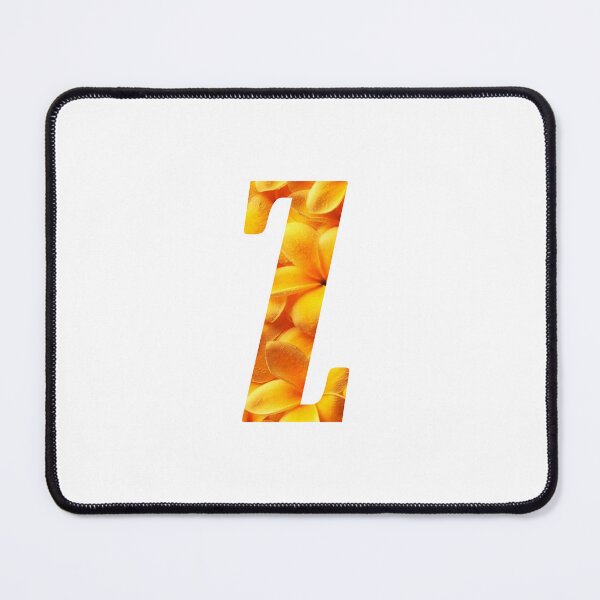 Artikelvorschau, Z Botanical Monogram. Detailed YELLOW Flowers Drawing Sticker entworfen und verkauft von Cici-Chan.
