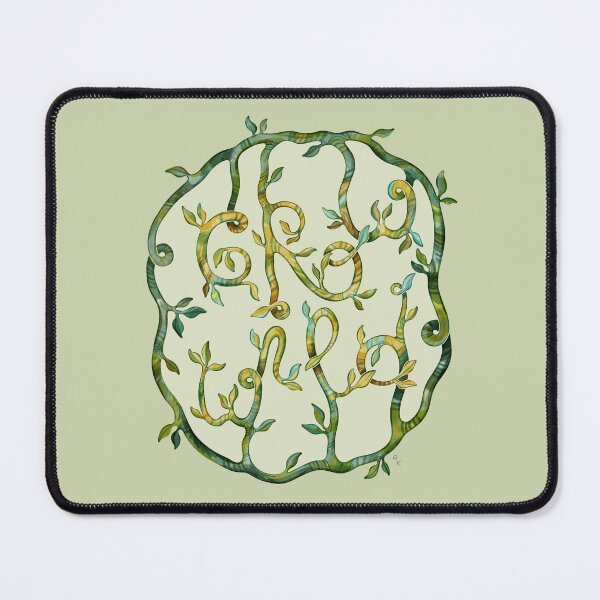 Item preview, Grow wild quote. Growing type design designed and sold by Alika's  Garden.