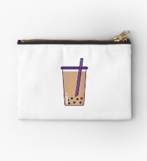 Minimalist Bubble Tea Zipper Pouch